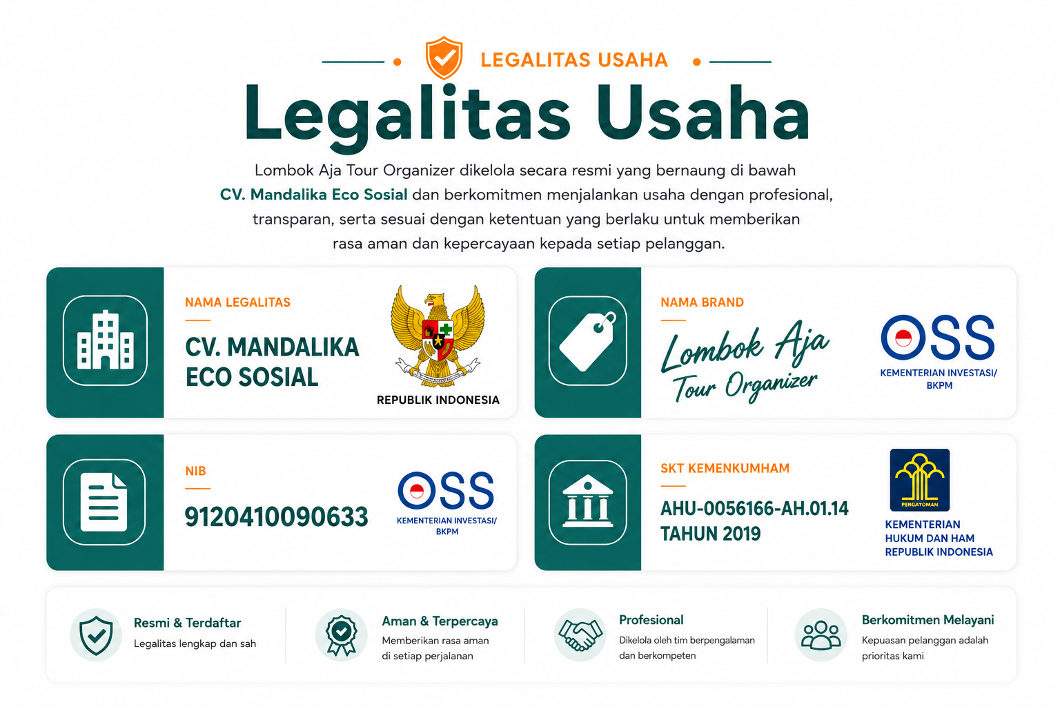 Tentang Lombok Aja Tour Organizer